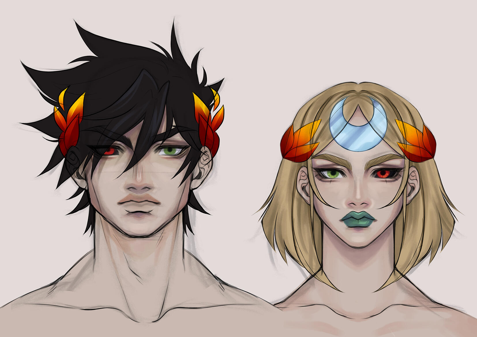 Siblings - Zagreus and Melinöe